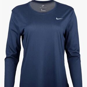 Nike navy blue athletic top